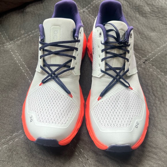 On Running Teal and Orange Athletic Shoes - Picture 4 of 5